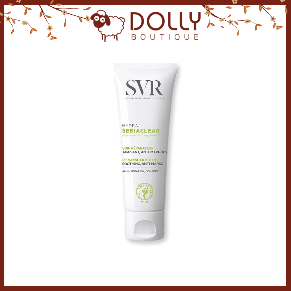 Kem Dưỡng Ẩm Giảm Thâm Mụn Cho Da Dầu SVR Sebiaclear Hydra - 40ml NĐ