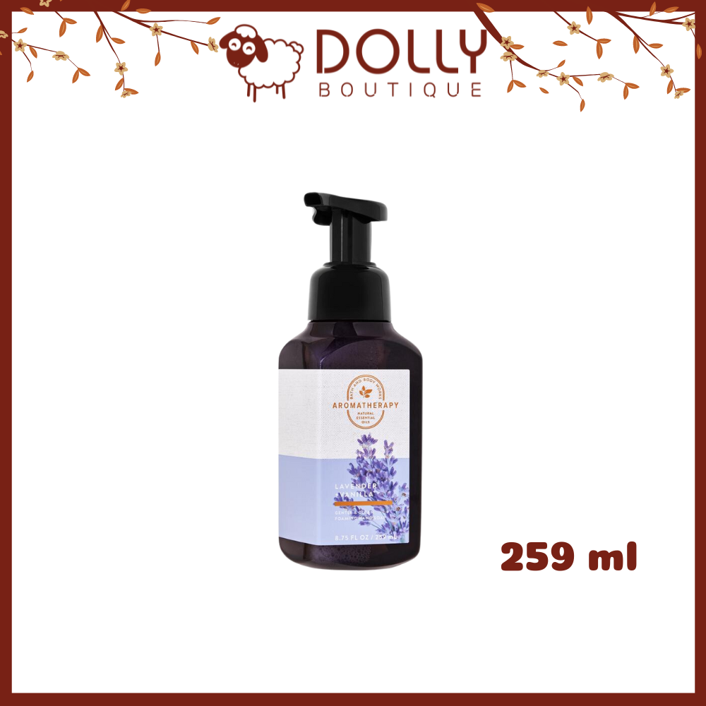 Nước Rửa Tay Tạo Bọt Bath & Body Works Lavender Vanilla Gentle Foaming Hand Soap 259ml