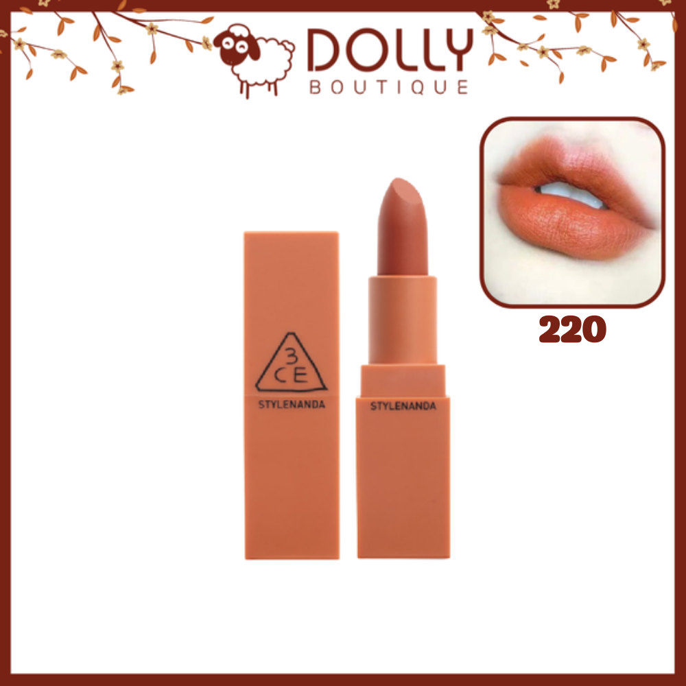 Son thỏi lì 3CE Mood Recipe Matte Lip Color 220 HIT ME UP