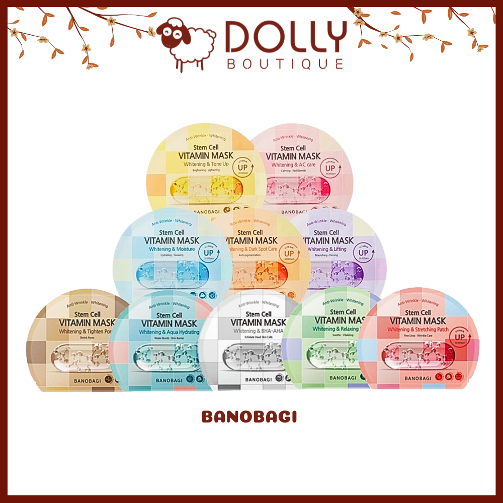 Mặt Nạ Miếng Banobagi Stem Cell Vitamin Mask 30g