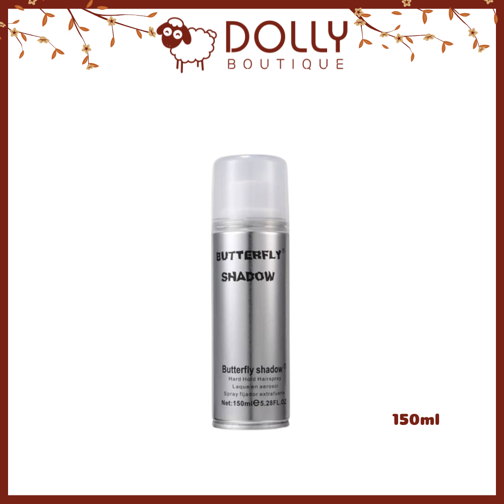 Gôm Xịt Tóc Giữ Nếp Tạo Kiểu Nam Nữ Butterfly Shadow 150ml