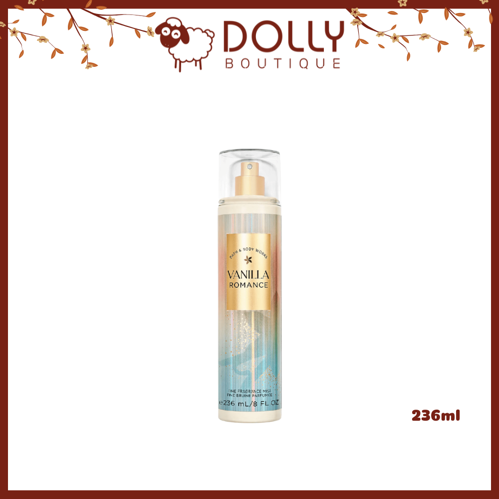 Xịt Thơm Nữ Bath & Body Works Vanilla Romance Fine Fragrance Mist 236ml