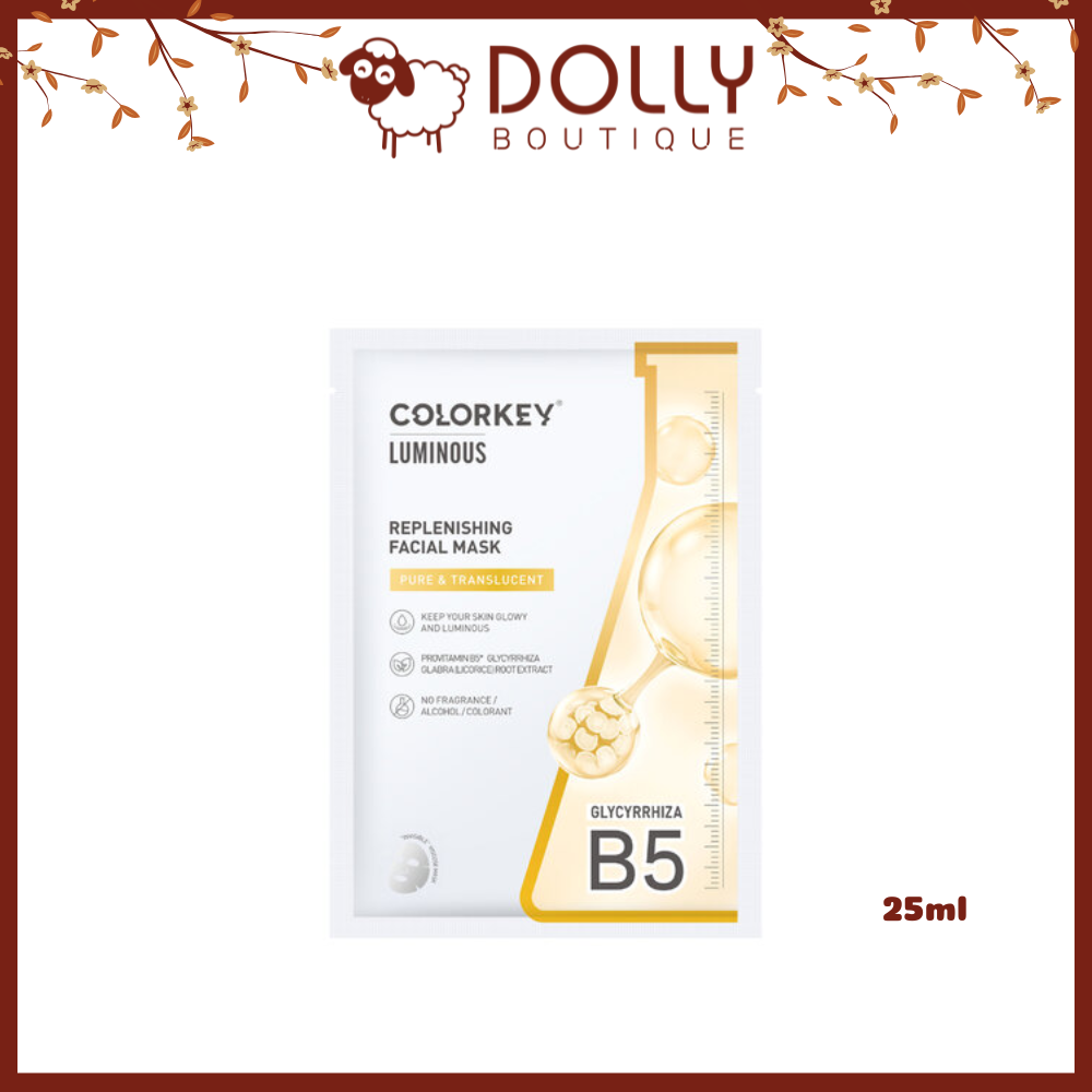 Mặt Nạ Colorkey Luminous B5 Facial Mask Nourishing 25ml