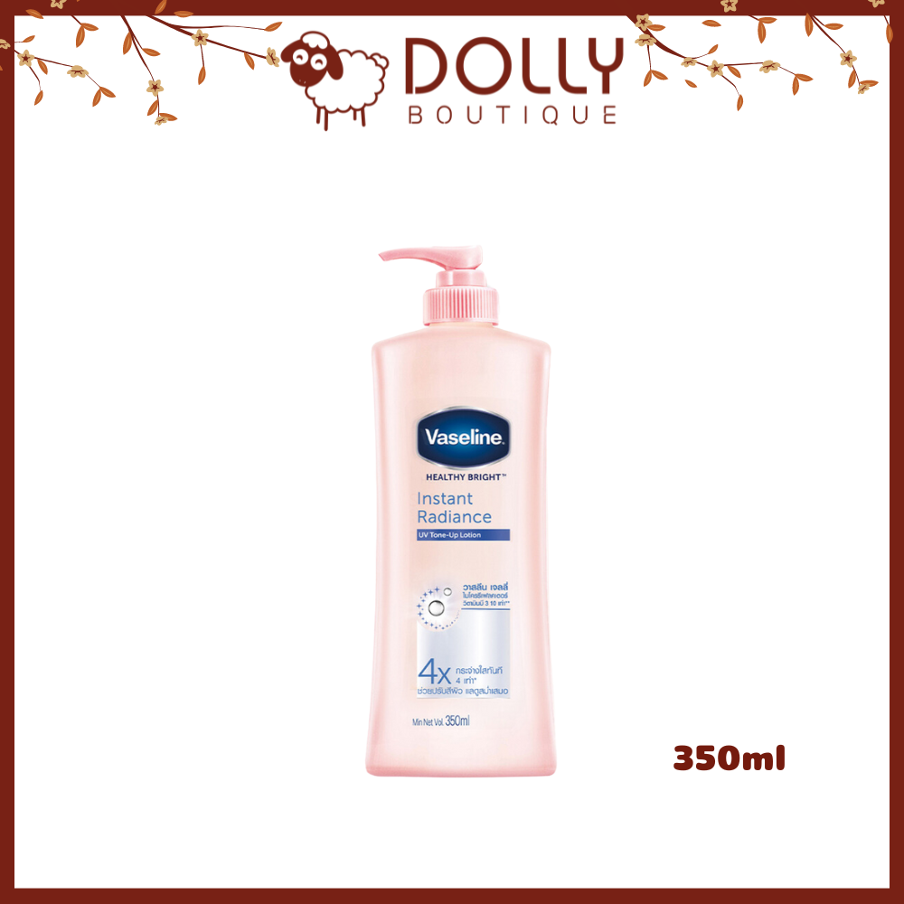 Sữa Dưỡng Thể Dưỡng Sáng Da Rạng Rỡ Vaseline Healthy Bright Instant Radiance UV Tone Up Lotion - 350ml