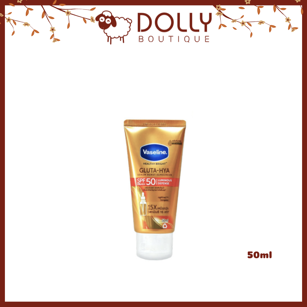 Dưỡng Thể  Vaseline Healthy Bright Serum Burst Lotion 50ml