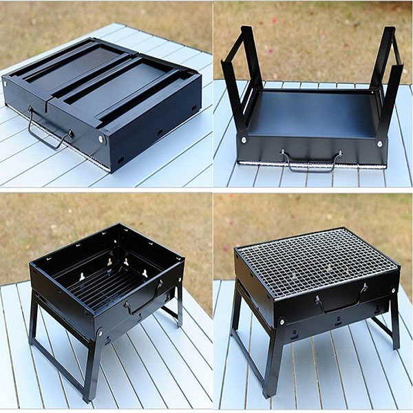 Bếp nướng than hoa BBQ cao cấp K168