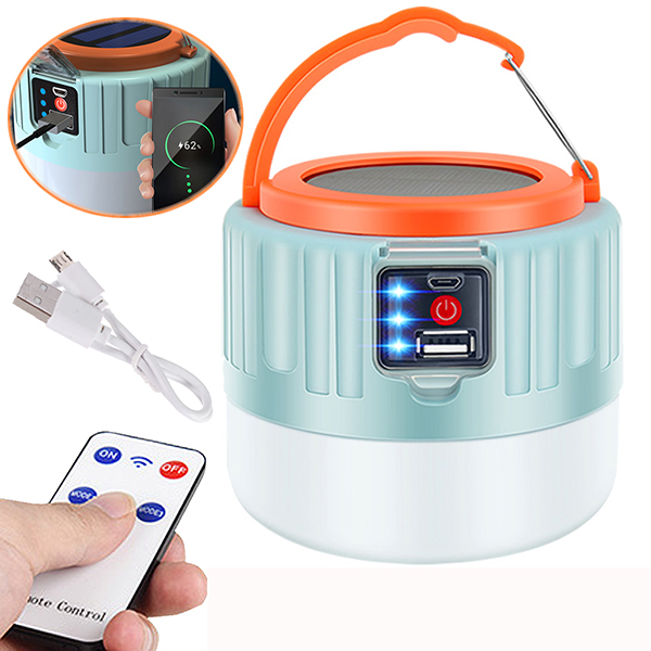 Đèn pin cắm trại dã ngoại tích hợp sạc dự phòng cao cấp K163