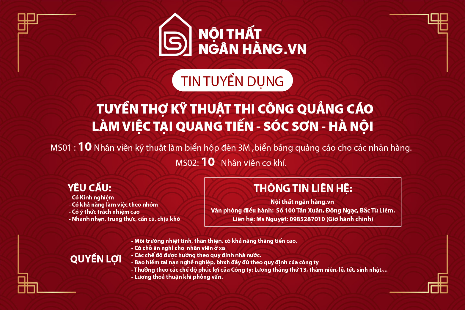 Tin tuyển dụng