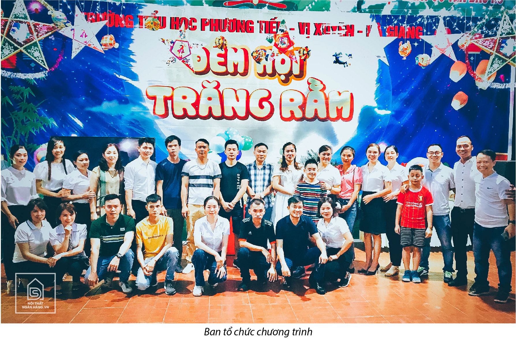 Ngày 1/10/2020 (15/08 âm lịch) Ban lãnh đạo và cán bộ công nhân viên nội thất ngân hàng.vn ( Công Ty Cổ   Phần DPI Hà Nội) có chuyến thăm và tổ chức sự kiện đêm hội trăng rằm cho các cháu trường tiểu học Phương  Tiến, Huyện Vị Xuyên, Tỉnh Hà Giang