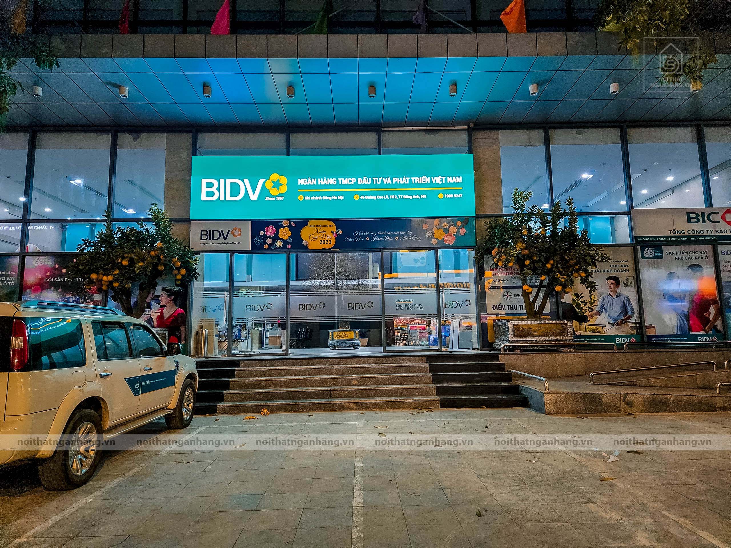 Hướng dẫn sản xuất biển hiệu BIDV theo nhận diện thương hiệu 2022 (Vật liệu 3M)