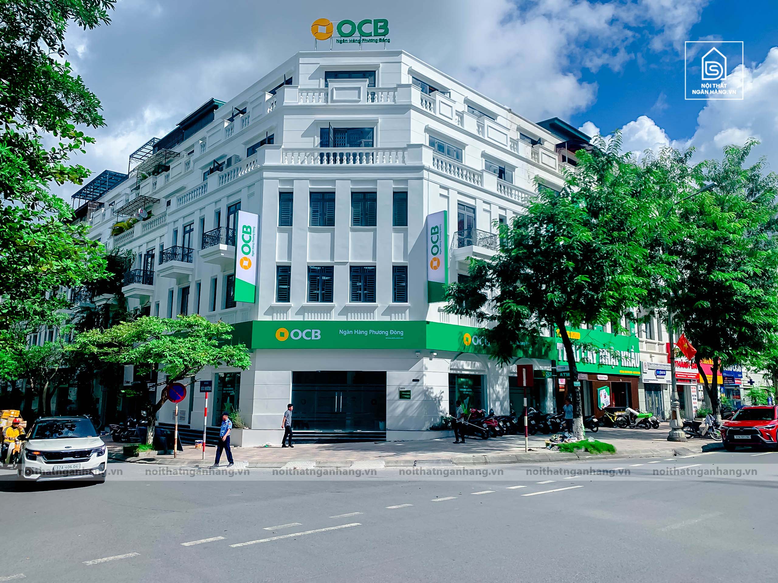 Tiếp tục khoác áo mới cho phòng giao dịch OCB Thái Bình với hệ thống biển bảng nhận diện thương hiệu được thực hiện bởi noithatnganhang.vn