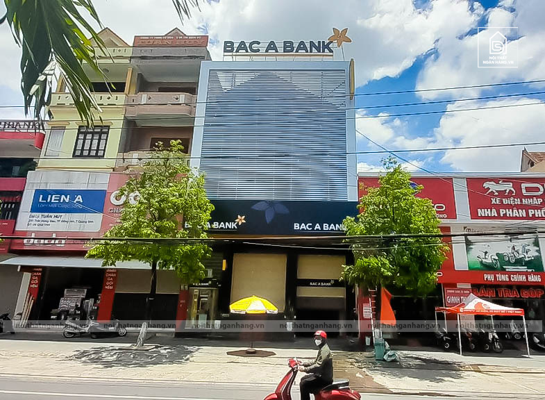 Biển bảng quảng cáo nhận diện thương hiệu theo tiêu chuẩn vật liệu 3M CN Bắc Á Bank Quảng Bình