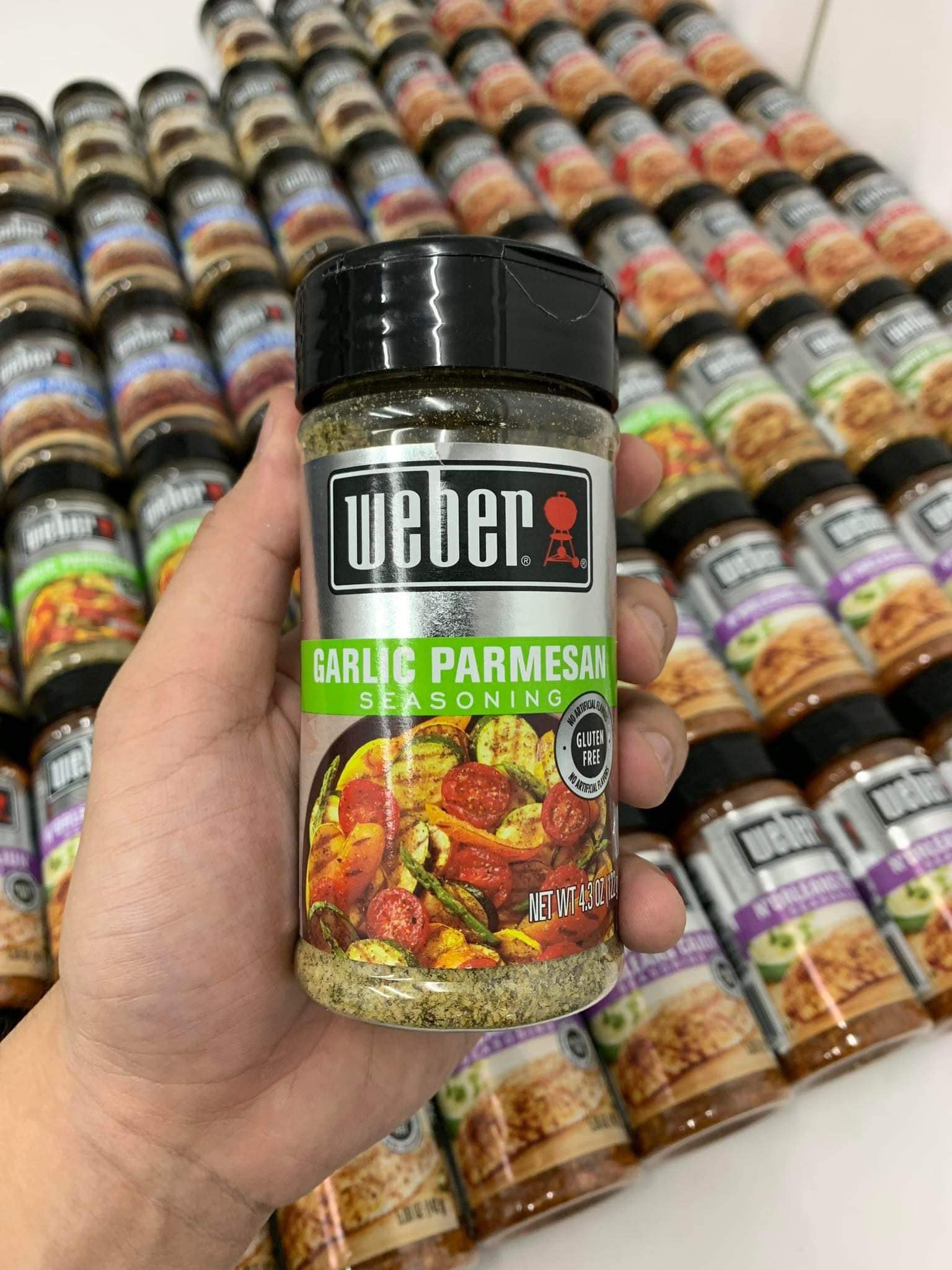 Weber Garlic Parmesan Seasoning, 2.6 oz