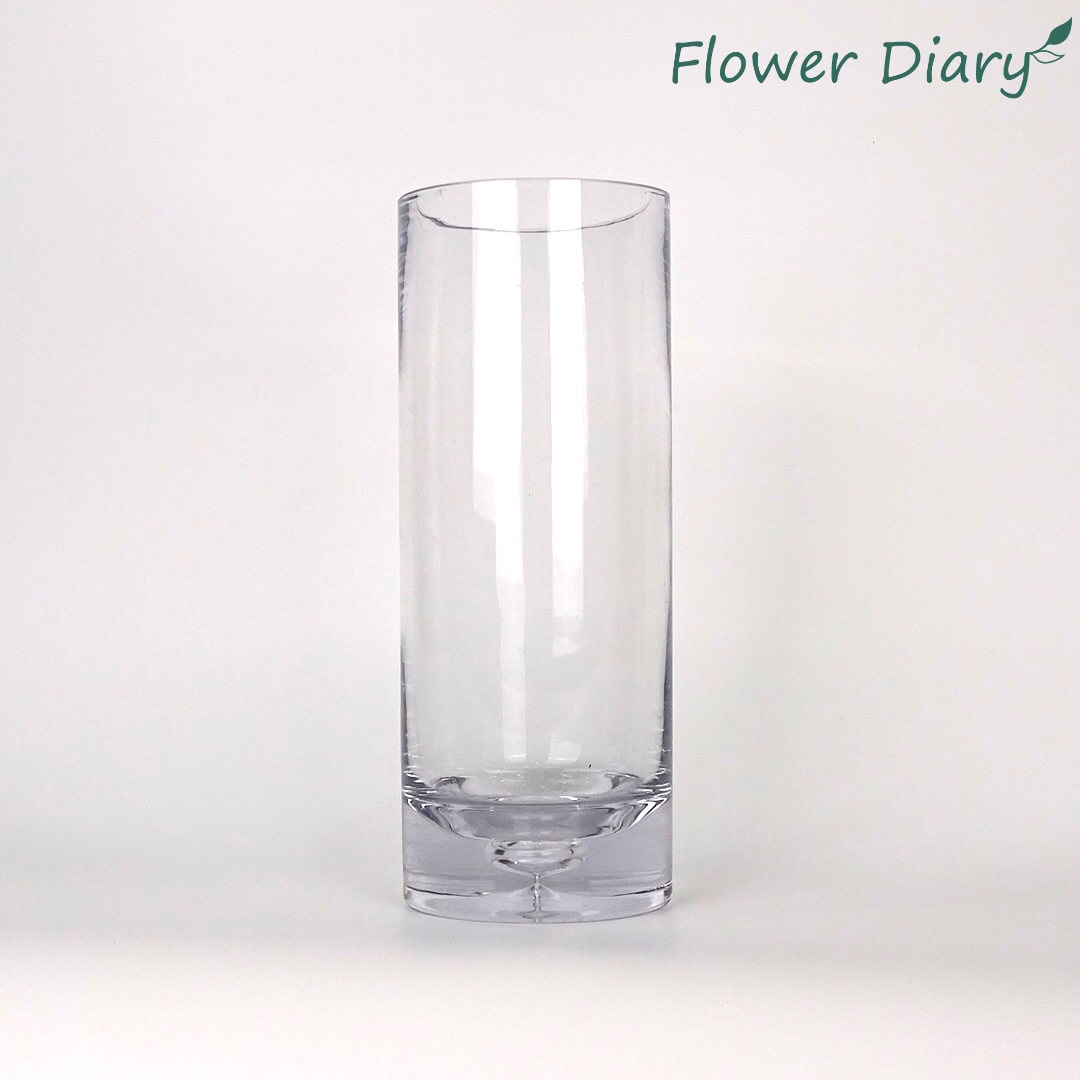 Bình cắm hoa thủy tinh trụ tròn M:12cm H:30cm|40cm