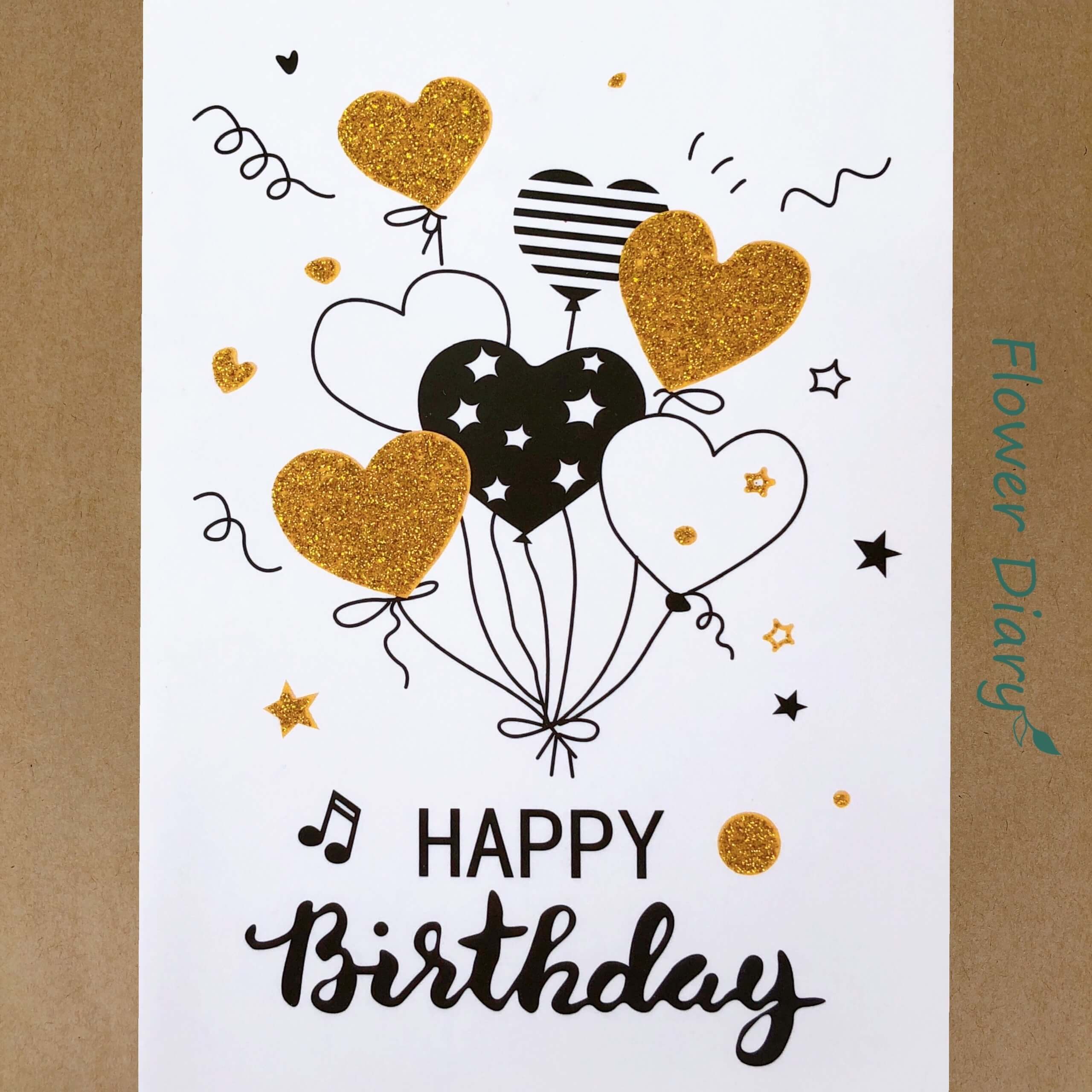 Thiệp chúc mừng sinh nhật 8.7x12.3cm