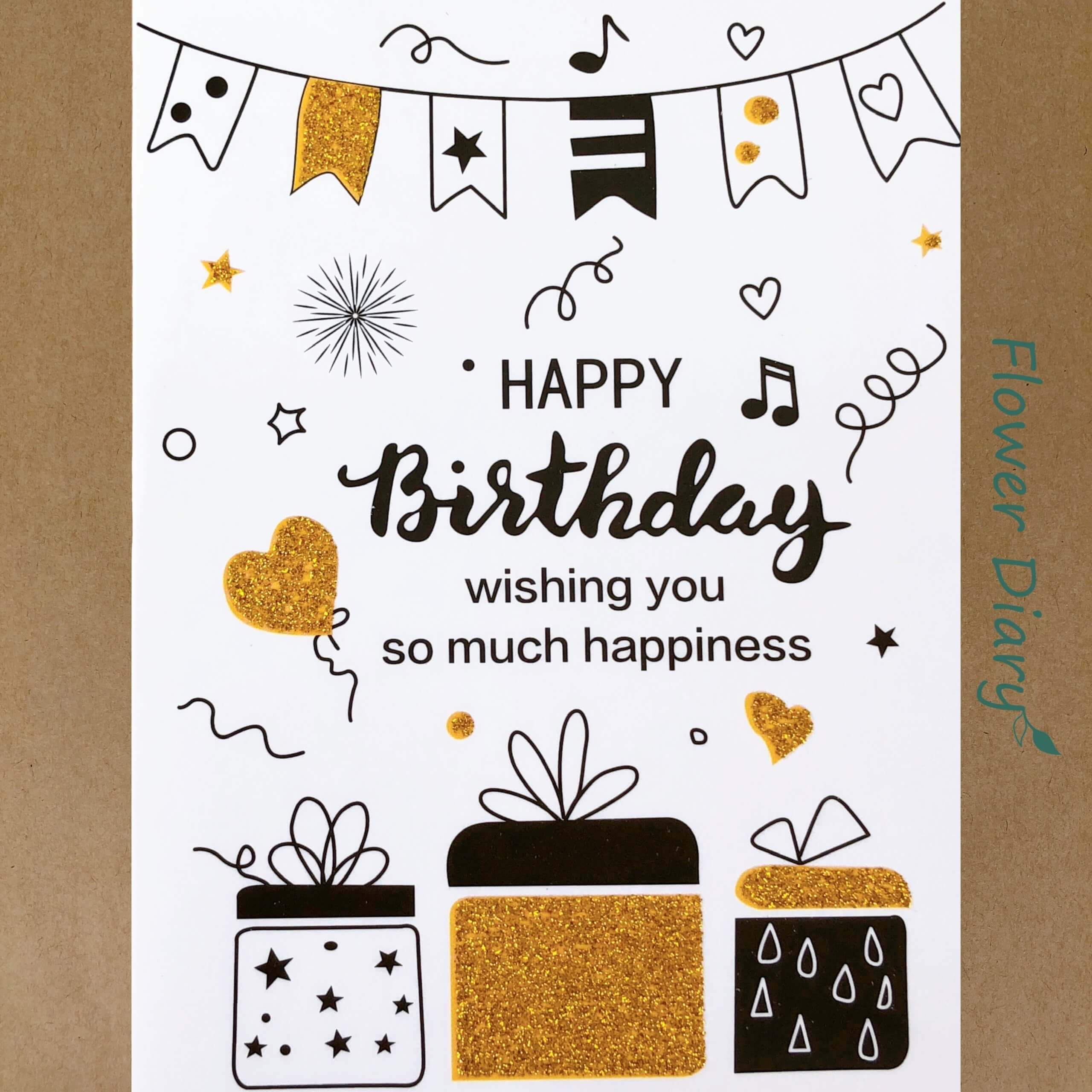 Thiệp chúc mừng sinh nhật 8.7x12.3cm