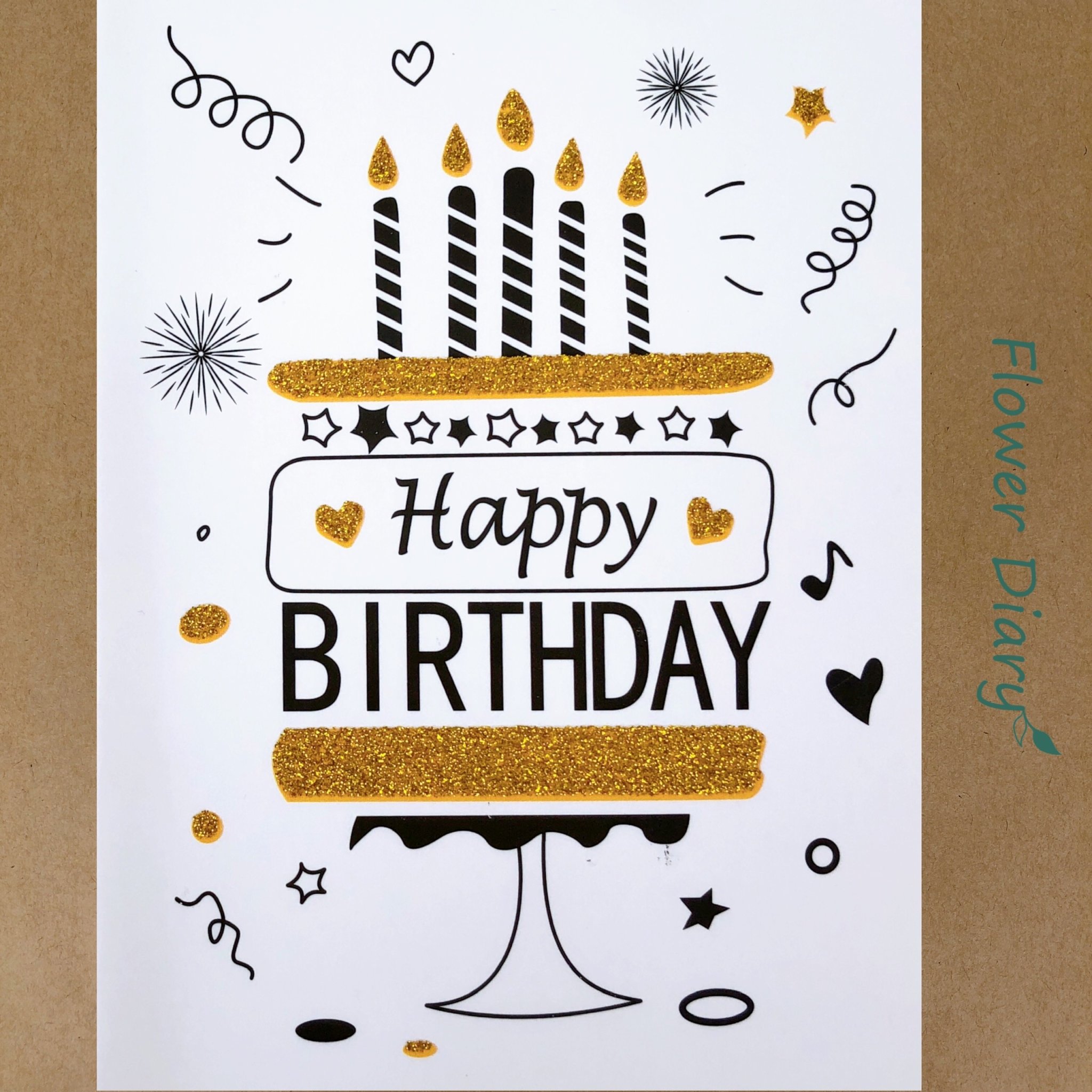 Thiệp chúc mừng sinh nhật 8.7x12.3cm