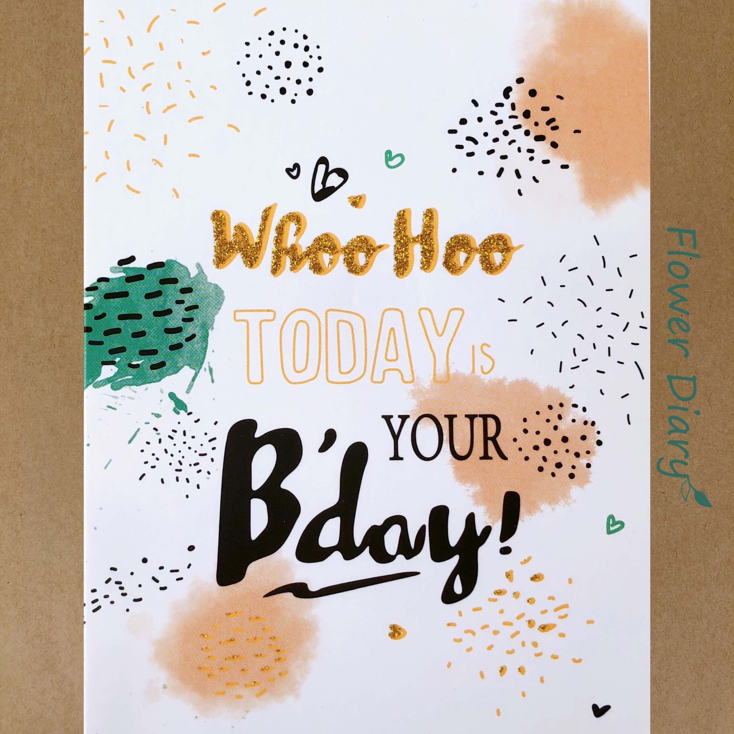 Thiệp chúc mừng sinh nhật 8.7x12.3cm