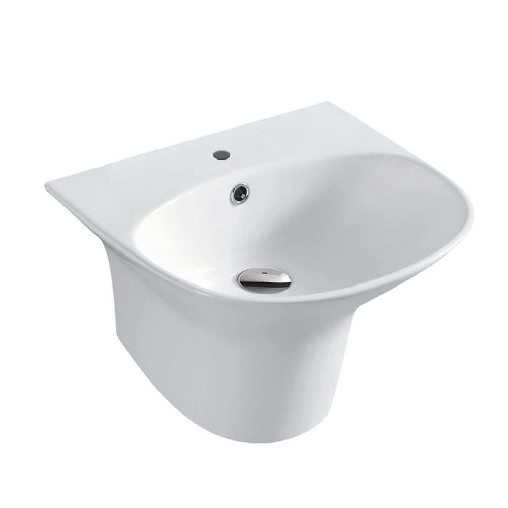 Chậu rửa Lavabo Luxta LL-102B chất liệu men sứ chống bám bẩn tuyệt đối, chịu lực tốt, giữ được màu sắc sáng bóng sau 1 thời gian dài sử dụng