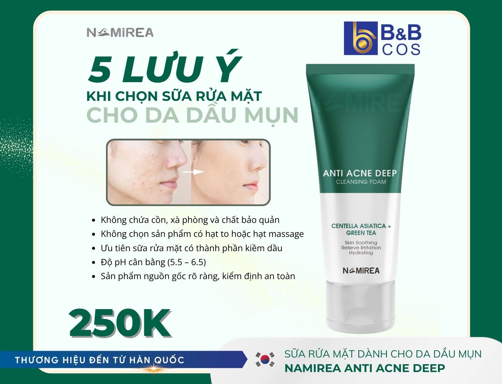TOP 5 LƯU Ý KHI CHỌN SỮA RỬA MẶT CHO DA NHỜN