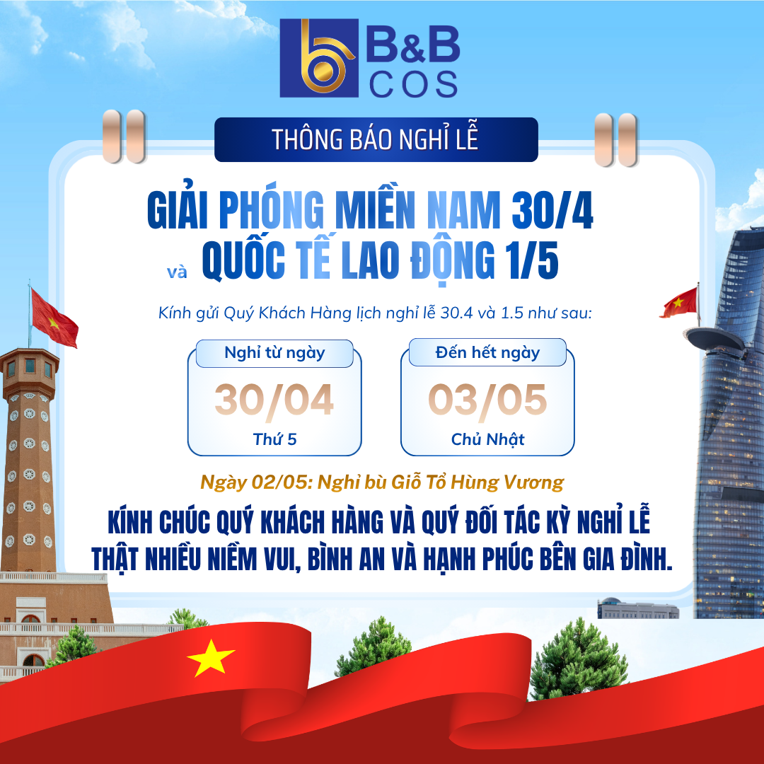 THÔNG BÁO NGHỈ BÙ GIỖ TỔ HÙNG VƯƠNG & LỊCH NGHỈ LỄ 30/4
