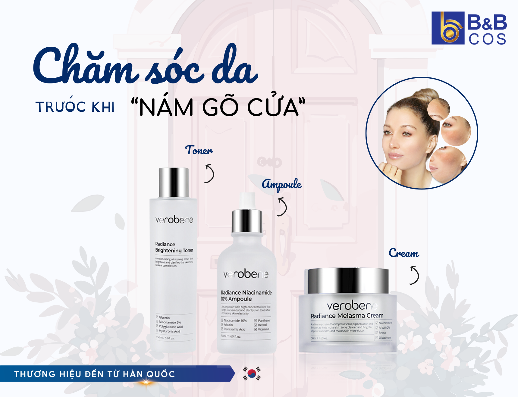 CHĂM SÓC DA TRƯỚC KHI NÁM GÕ CỬA