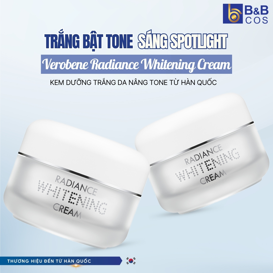 TRẮNG BẬT TÔNG - SÁNG SPOTLIGHT: GIẢI MÃ XU HƯỚNG KEM DƯỠNG TRẮNG DA VEROBENE