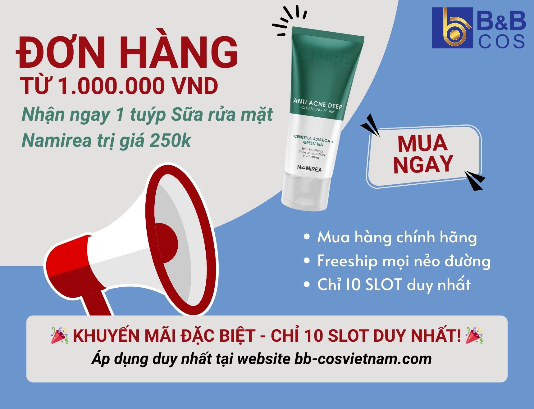 🌟 CHƯƠNG TRÌNH KHUYẾN MÃI CỰC HOT – CHỈ DÀNH CHO 10 KHÁCH HÀNG ĐẦU TIÊN! 🌟
