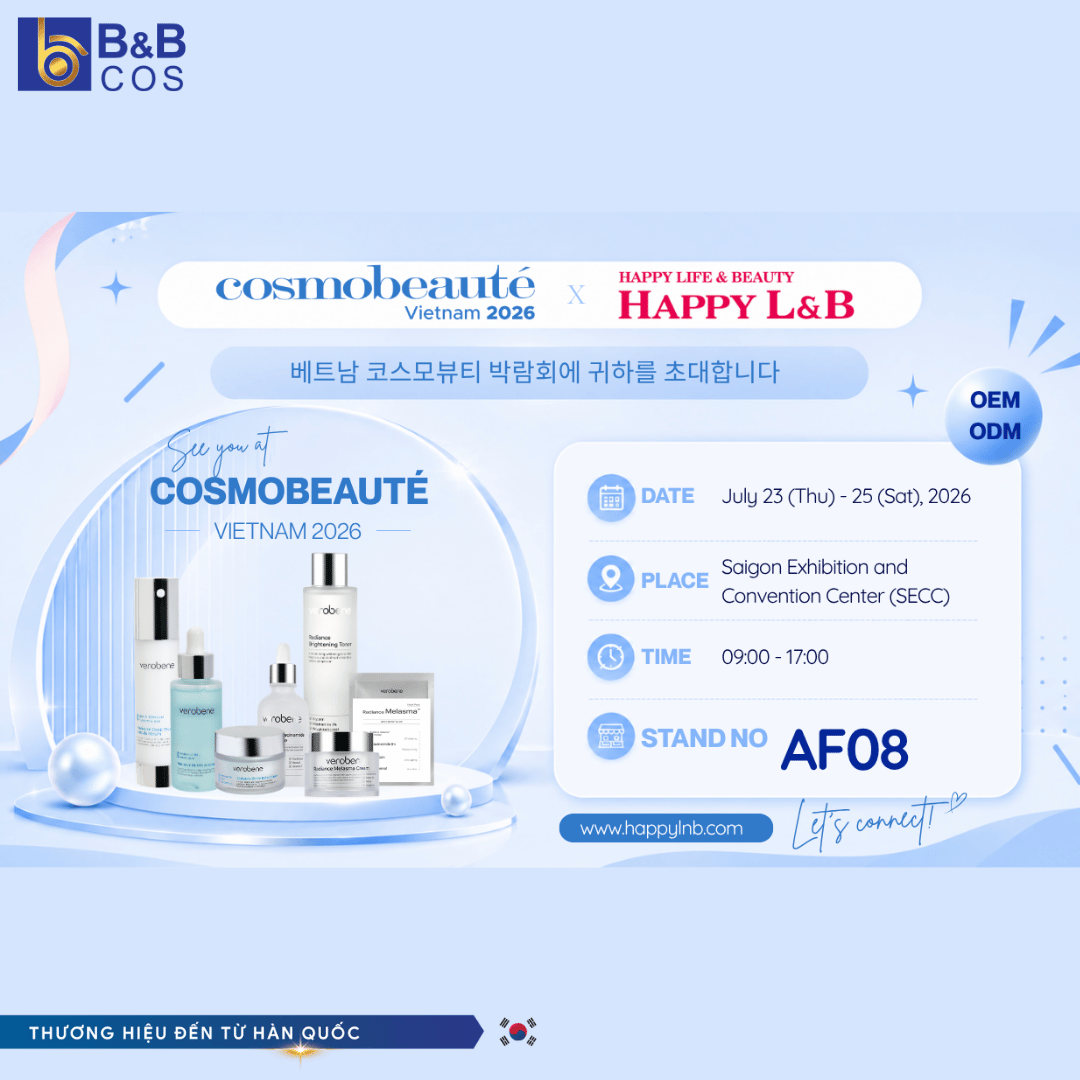THÔNG BÁO THAM GIA TRIỂN LÃM QUỐC TẾ COSMOBEAUTÉ VIỆT NAM 2026