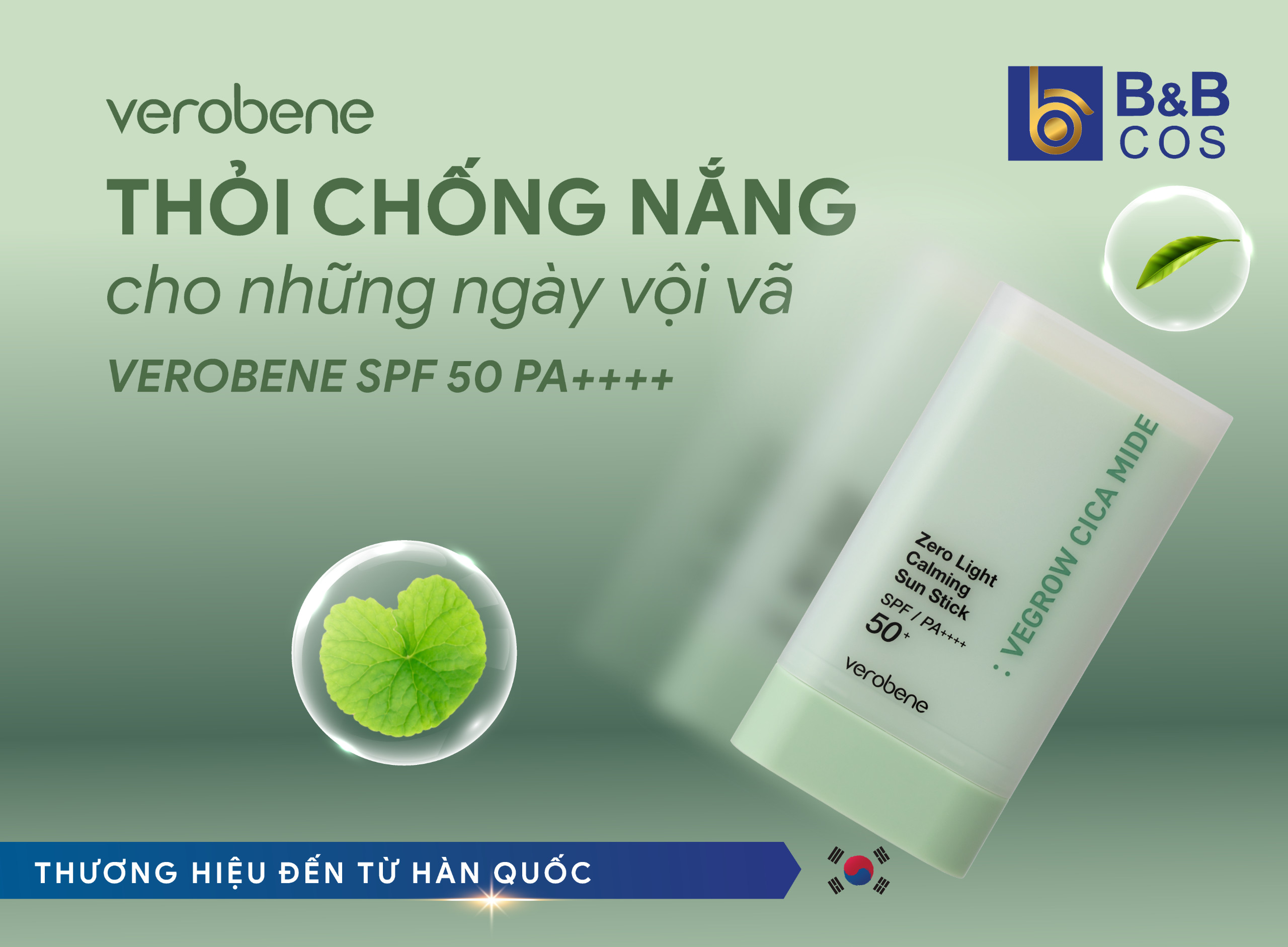 THỎI CHỐNG NẮNG THUẦN CHAY CHO NHỮNG NGÀY VỘI VÃ