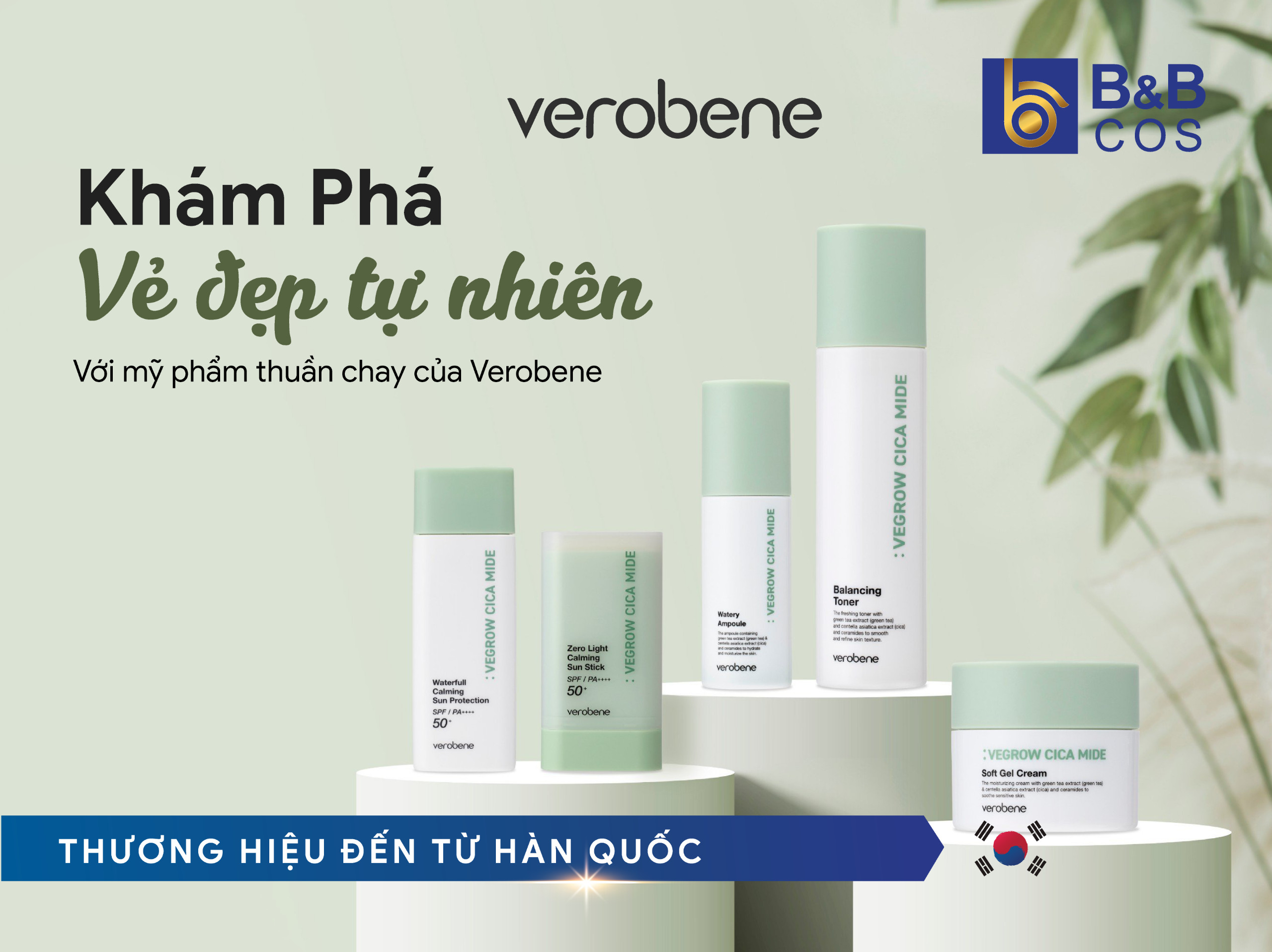 Khám phá vẻ đẹp tự nhiên với mỹ phẩm thuần chay của VEROBENE