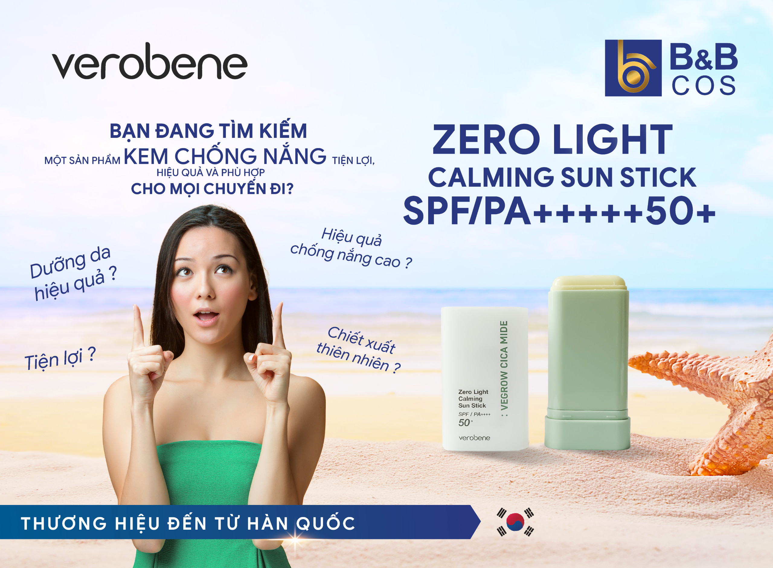 Kem Chống Nắng Thỏi Thuần Chay Verobene: Người Bạn Đồng Hành Cho Mọi Hành Trình