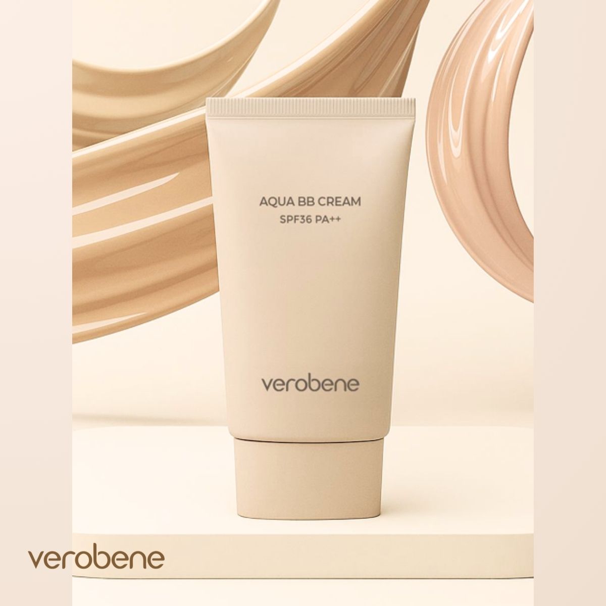 KEM NỀN NÂNG TONE TRANG ĐIỂM TÍCH HỢP CHỐNG NẮNG VEROBENE AQUA BB CREAM SPF36 PA++ 40ML