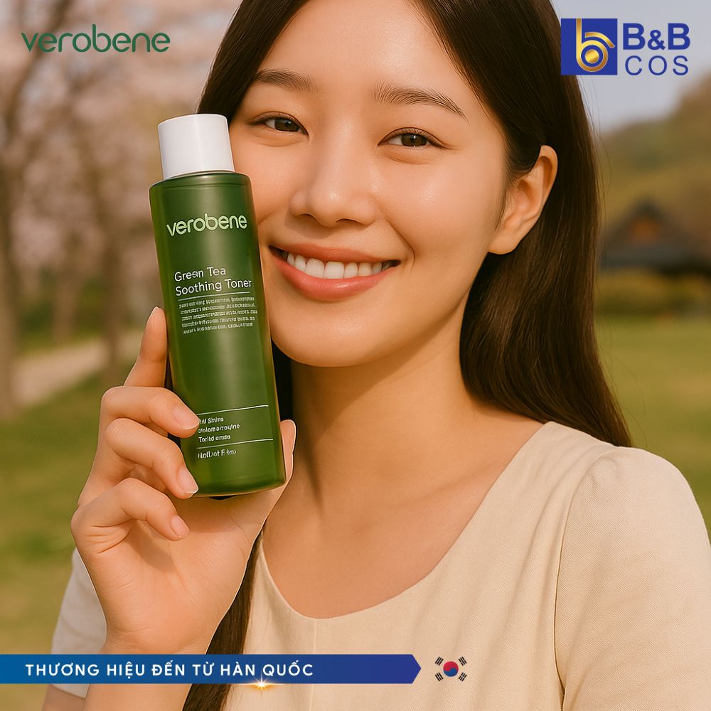 Nước hoa hồng trà xanh Verobene - CHÍNH HÃNG HÀN QUỐC (Mẫu Mới)