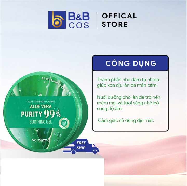 Gel Dưỡng Ẩm Nha Đam chính hãng Verobene Hàn Quốc