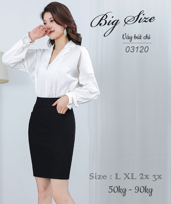 03120 Váy 00180 ôm 2 túi trước - 701-2