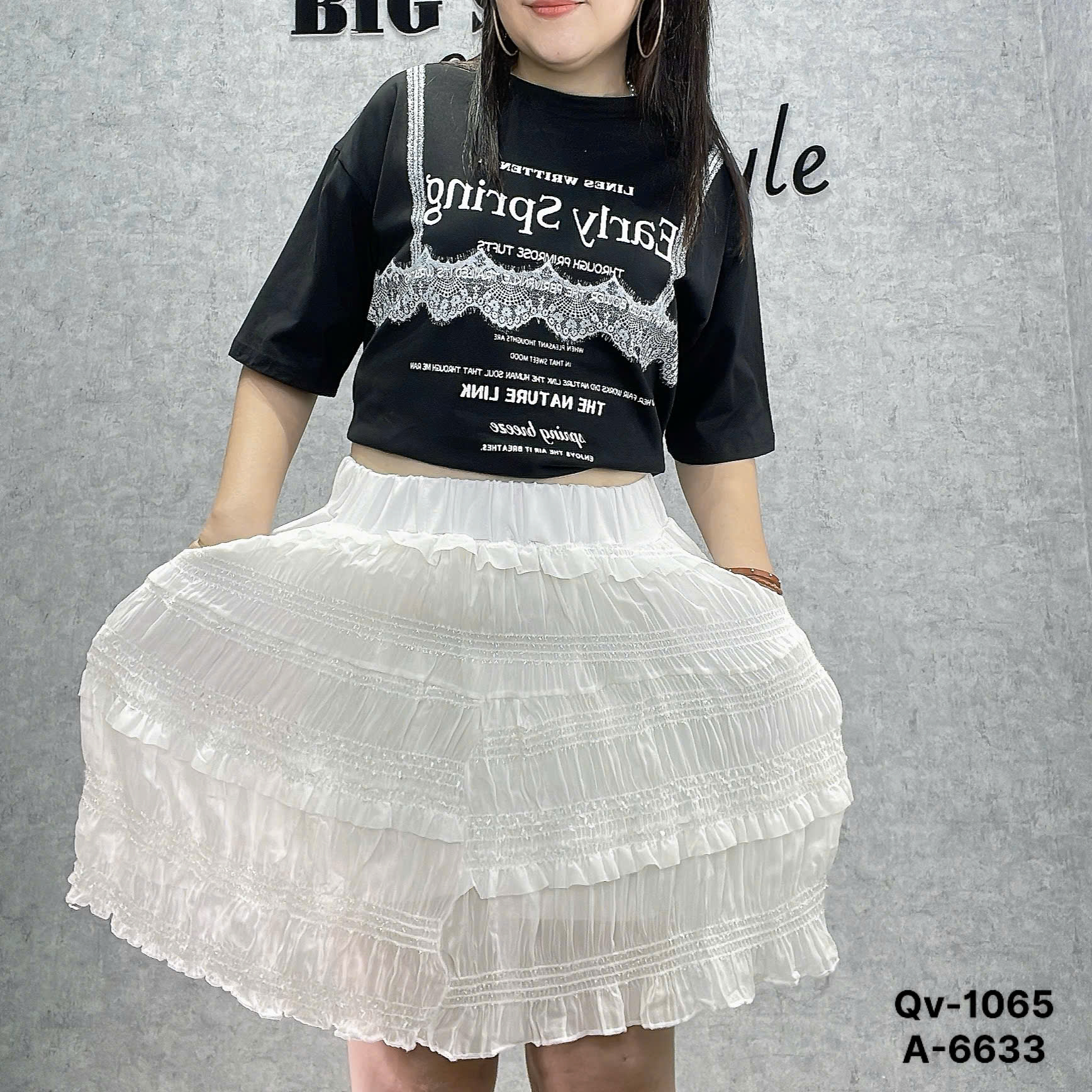 1065- S-0020 Qv.vải dập 00240