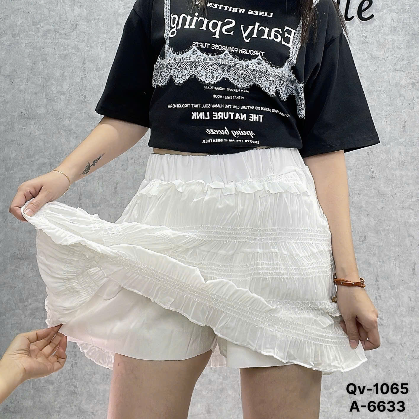 1065- S-0020 Qv.vải dập 00240