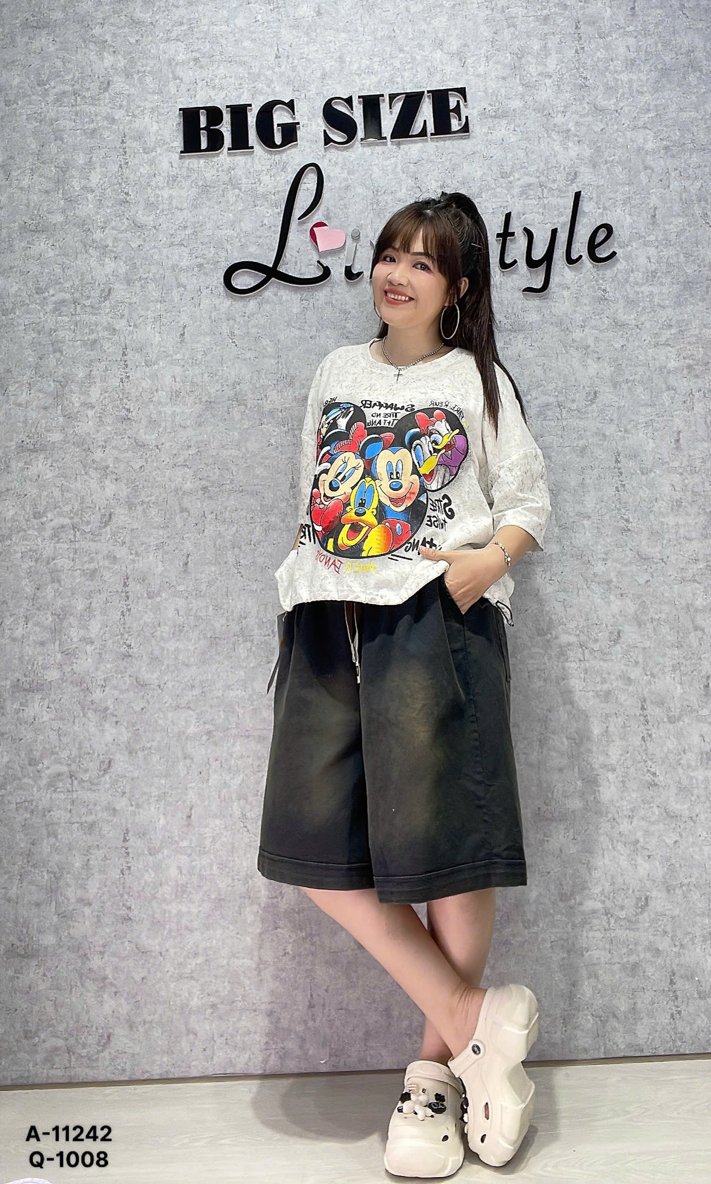 11242 A.Crop rút Mickey nhỏ 00270