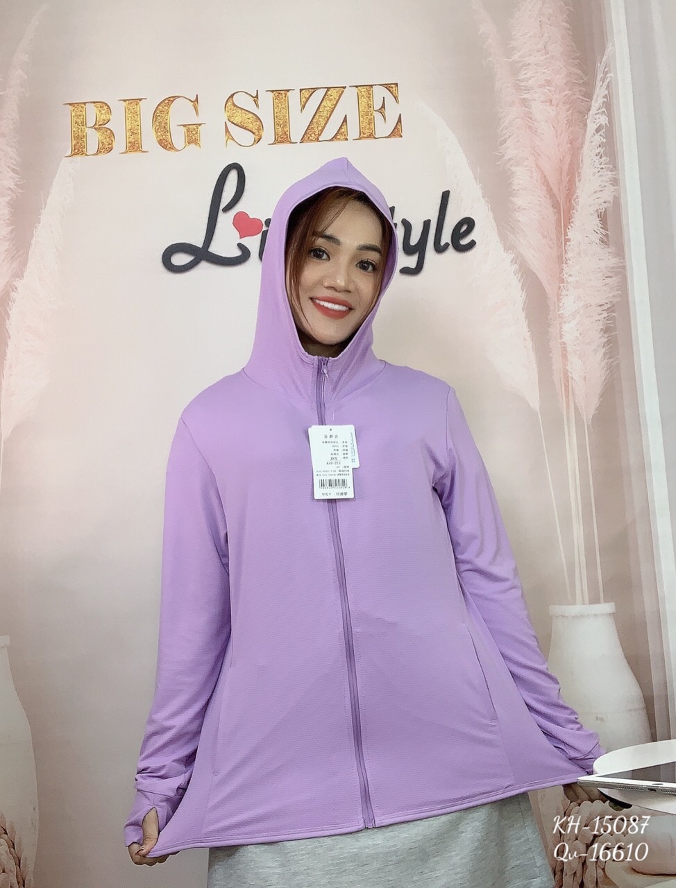 15087 Khoác UV 00252 TÍM