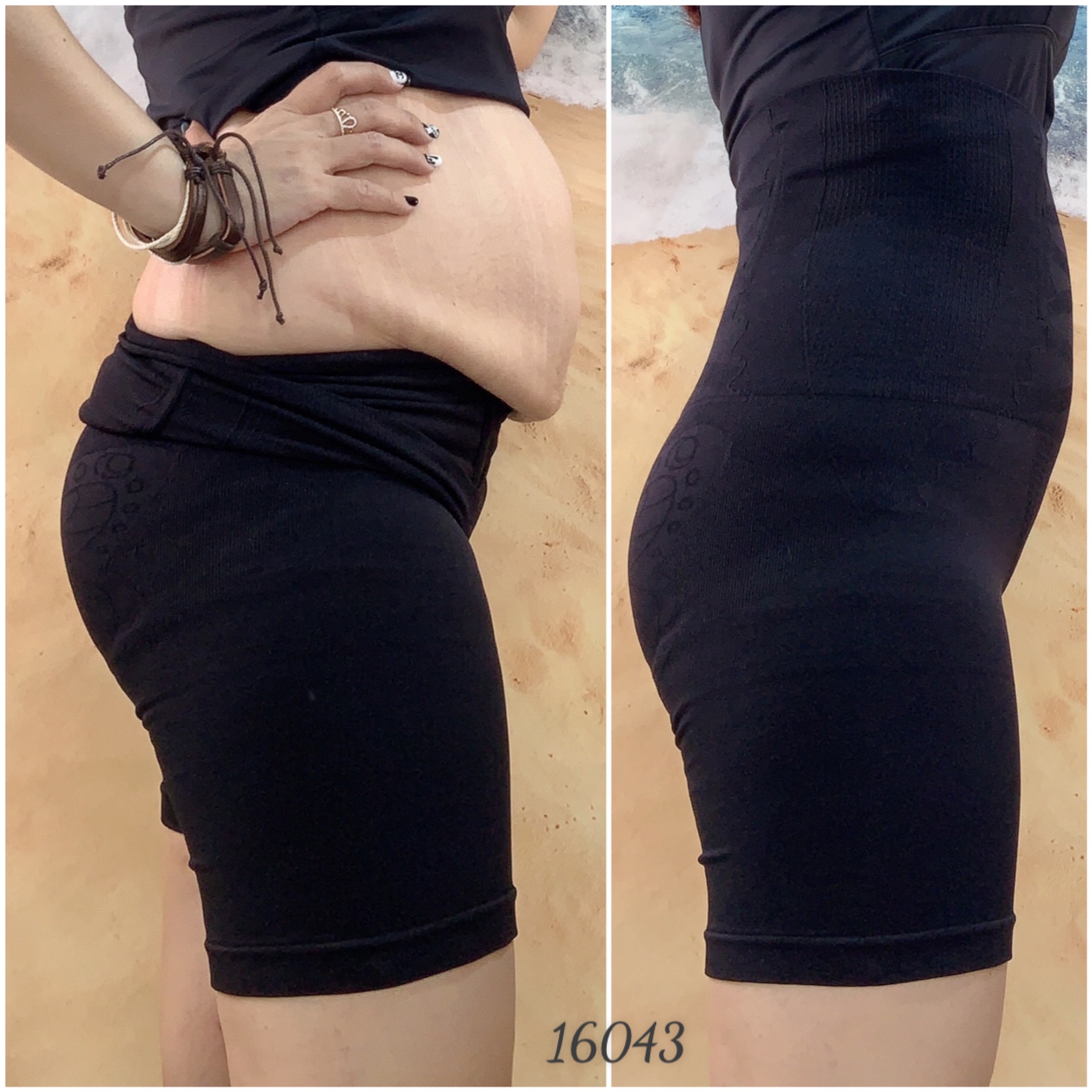 16043 Quần Gen bụng -00167-  ĐEN