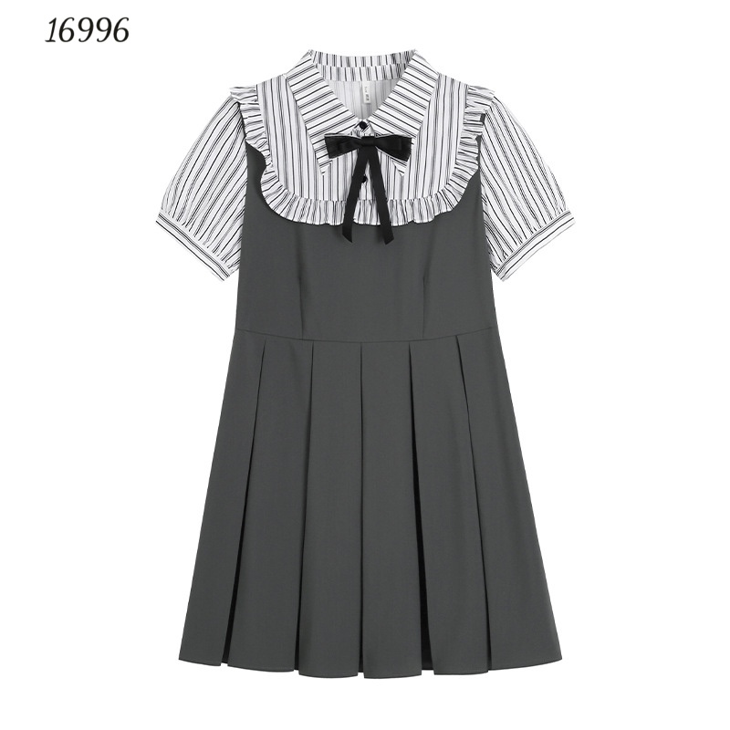 Đầm tiểu thư trắng đen - LuuLy.Com - Chuyên sỉ lẻ các loại áo quần, váy đầm.