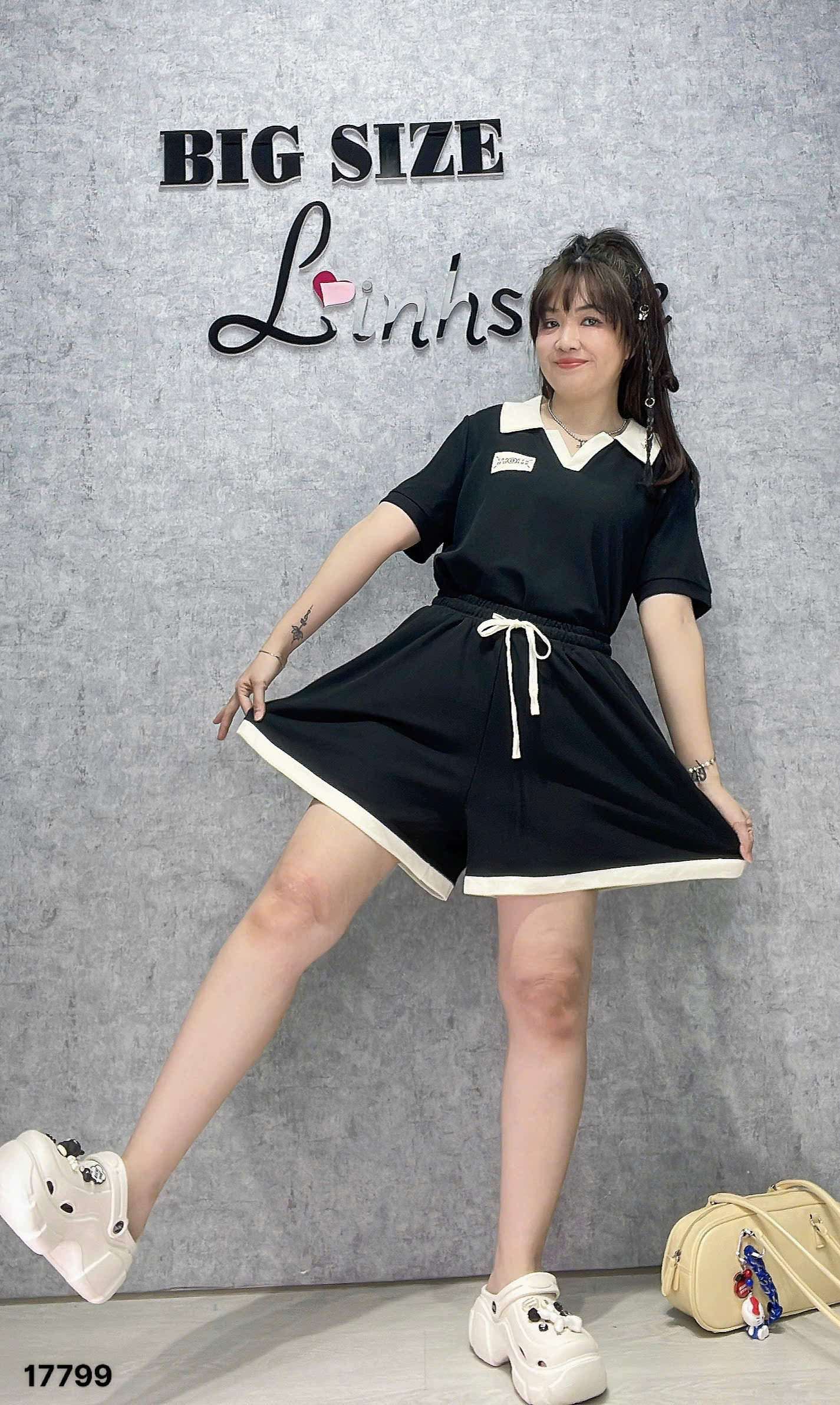 NEW.10- 17799 Ss.polo 00480-  ĐEN