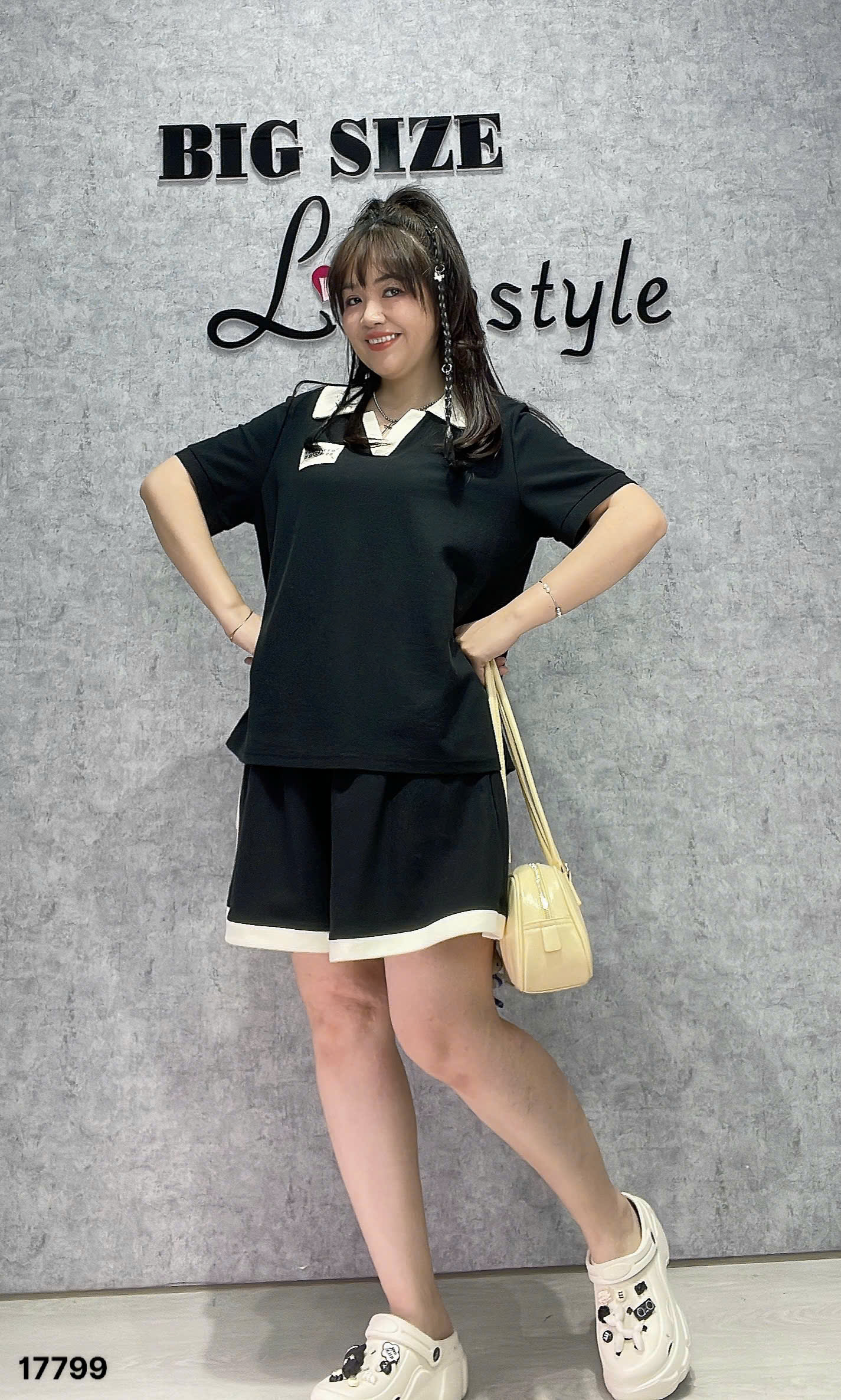 NEW.10- 17799 Ss.polo 00480-  ĐEN