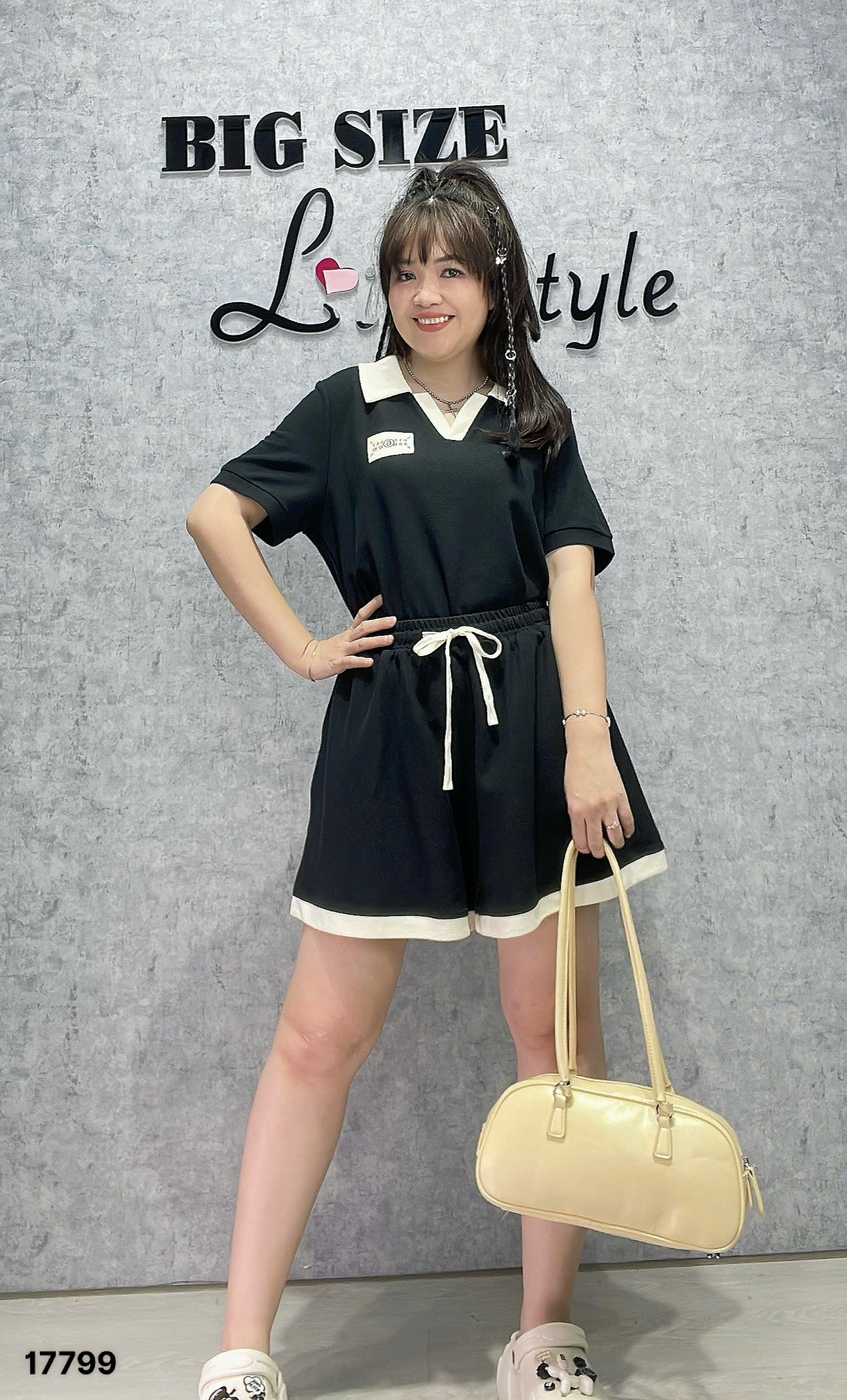 NEW.10- 17799 Ss.polo 00480-  ĐEN