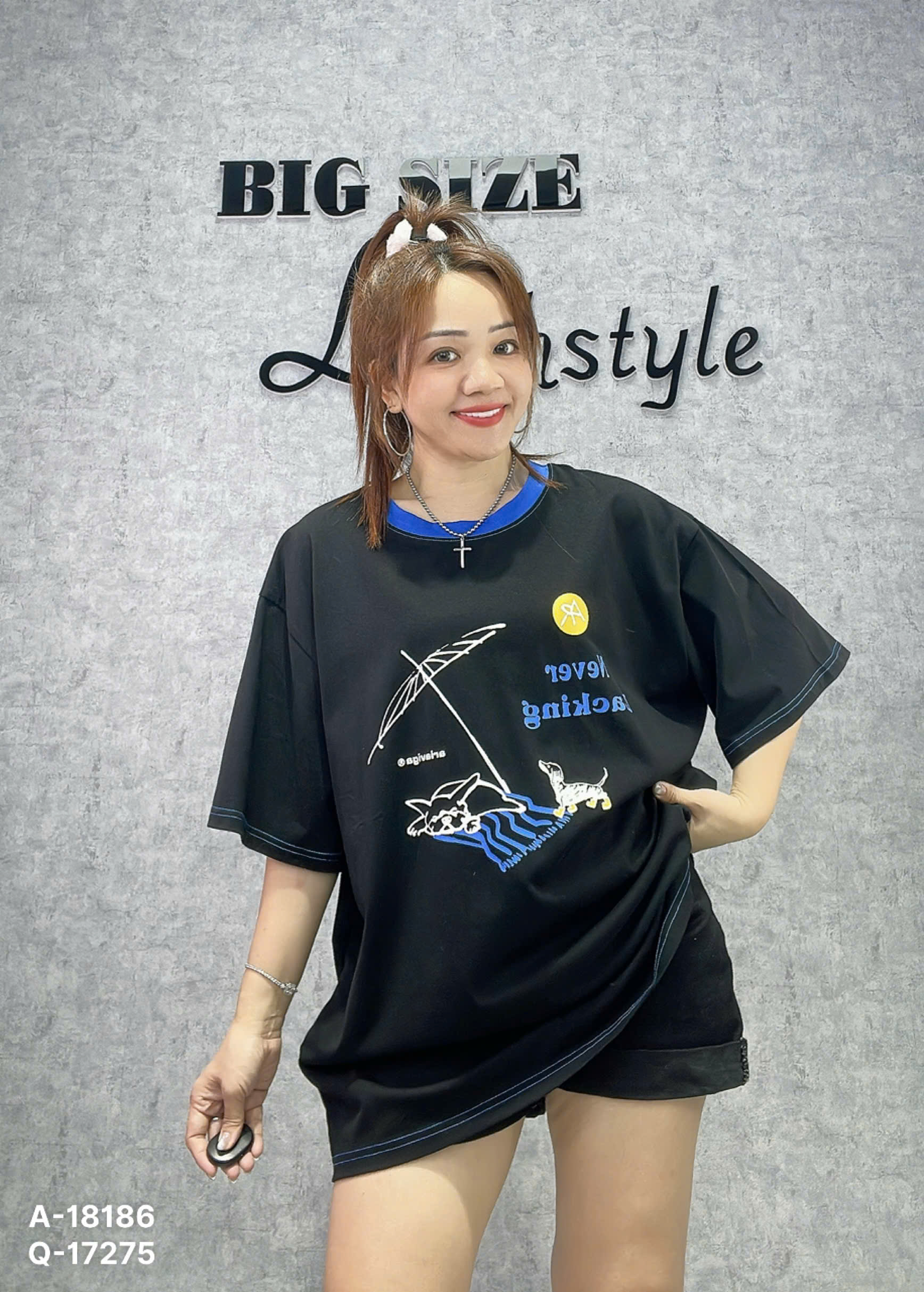 SALE- 18186  Áo OVS Dù 00297 NEVER