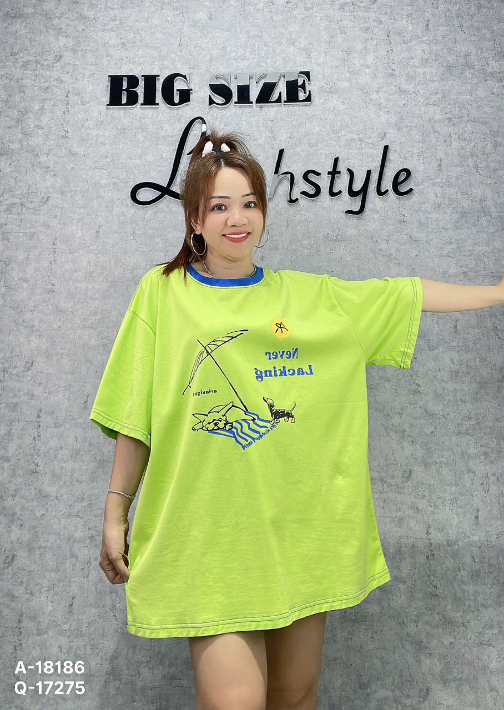 SALE- 18186  Áo OVS Dù 00297 NEVER