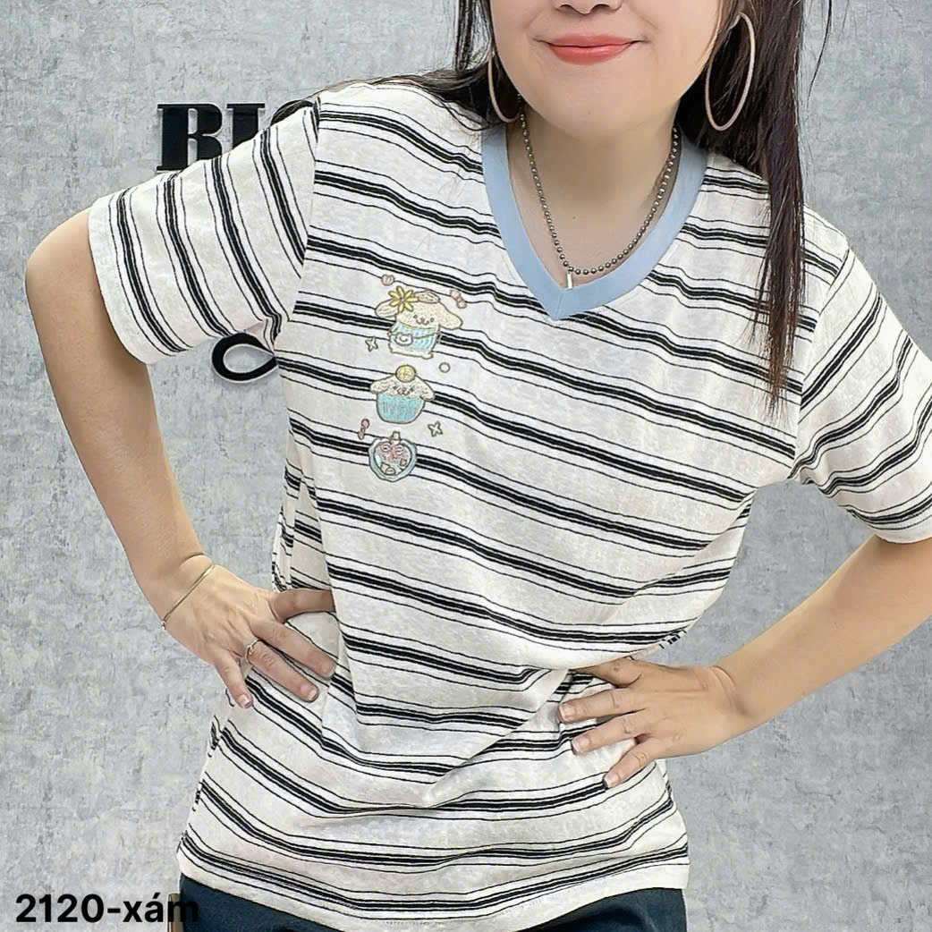 2120 S-0020- A. sọc cổ tim 00200