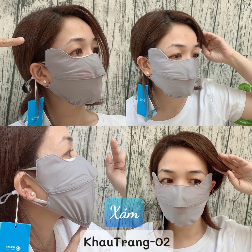 Khẩu Trang đi nắng chống tia UV UFP 50+ - Unisex Nam Nữ đều thích hợp - kt02