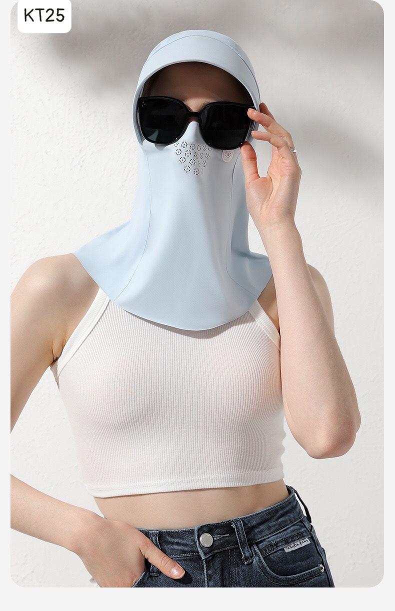 Khẩu trang chống nắng tia UV TRÙM - KT25